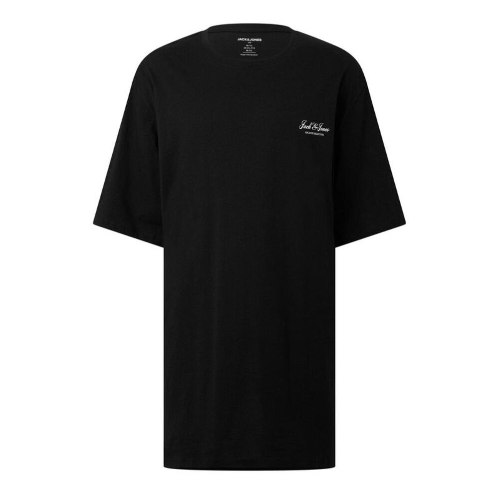 Jack And Jones Mens + Archive Graphic Print T-Shirt / Black